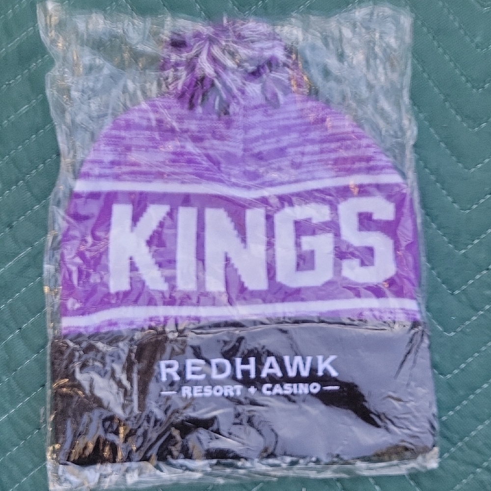 Kings Purple and Black Beanie